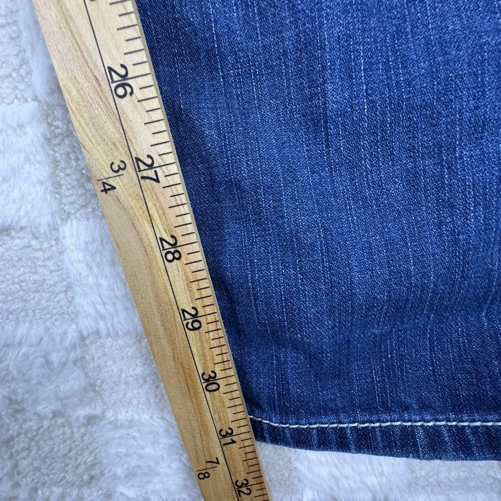 BKE Denim Mens Aiden Relaxed Bootcut Jeans Distressed Rips Size‎ 30R